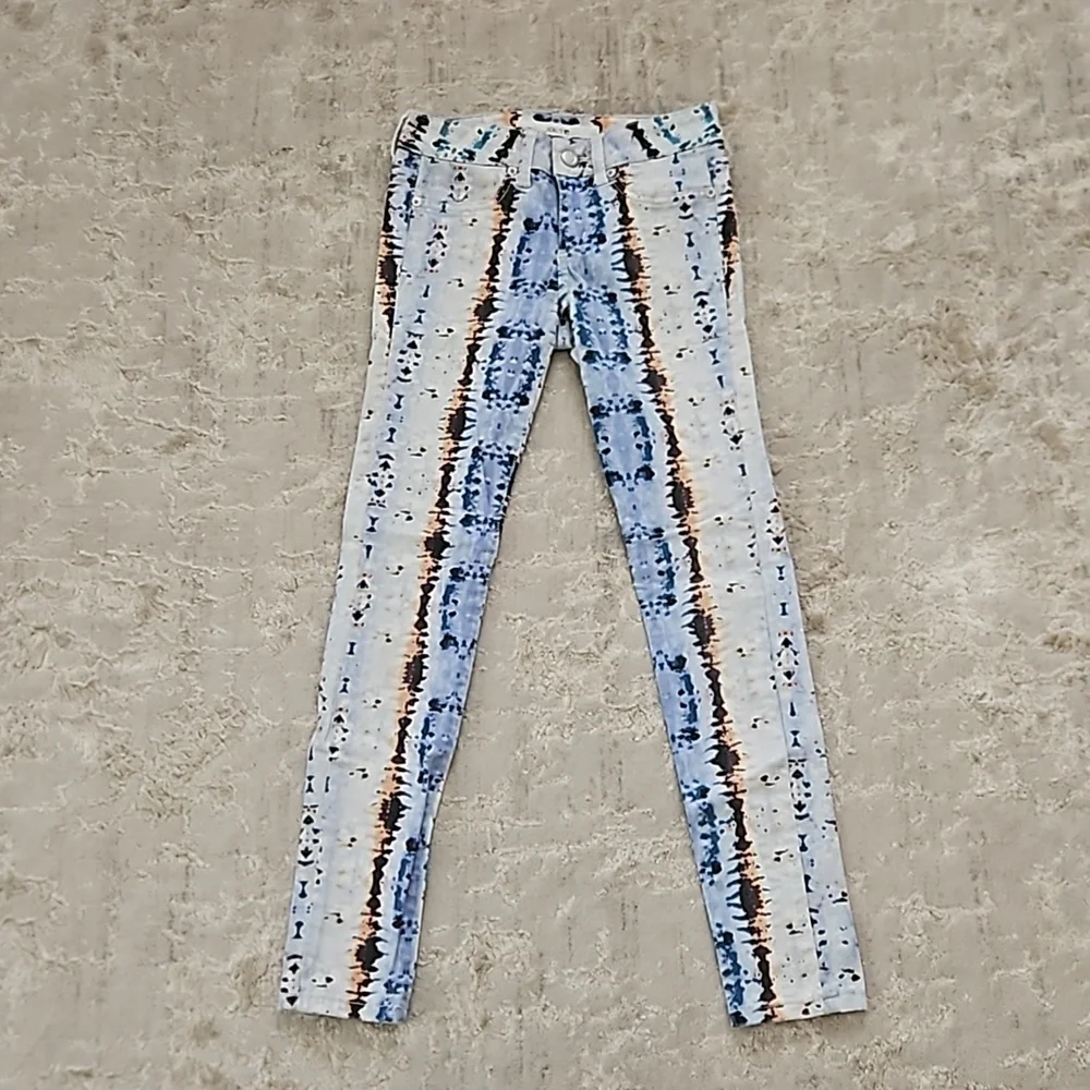 BRAND NEW GIRL'S JOE'S JEANS PANTS TIE DYE SKINNY JEANS SZ 8 $60